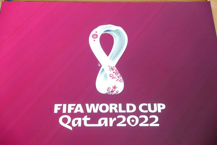 El logotipo del Mundial de Fútbol Catar 2022 en una foto de archivo. EFE/ Juanjo Martín
