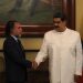 El embajador de Colombia en Venezuela presenta sus credenciales ante Maduro