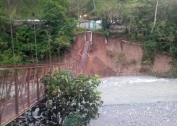 Por desprendimiento de pasarela comunidades rurales de Boconó quedaron incomunicadas