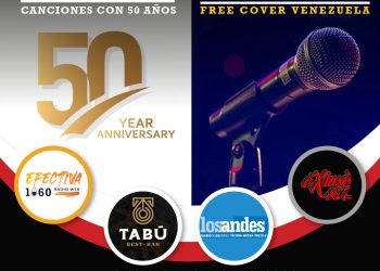 Canciones con 50 años y la banda Free Cover Venezuela serán recordados este sábado por Efectiva 1060 Radio Web y Éxtasis 97.7 FM
