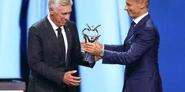 Ancelotti, elegido ‘Entrenador del año de la UEFA’