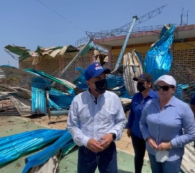 Más de 400 familias afectadas por trombas marinas en el Zulia