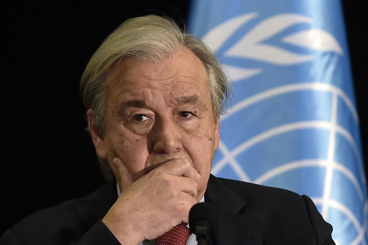 El secretario general de la ONU, António Guterres, en una fotografía de archivo. EFE/Wael Hamzeh