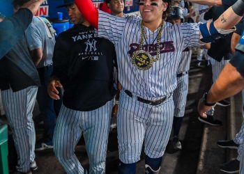 Andrés Chaparro la sacó dos veces este martes con Somersets Patriots en las menores norteamericanas