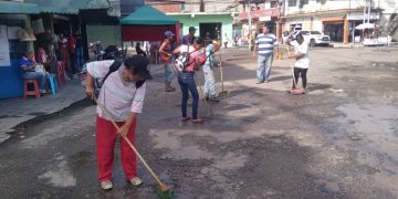 Bacheo y operativo tapa huecos en calles de Sabana de Mendoza