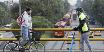 Bogotá, una de las ciudades más congestionadas, disfruta de un día sin carro