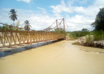 Monte Carmelo | Desbordamiento del Río Pocó afecta al puente y a comunidades aledañas