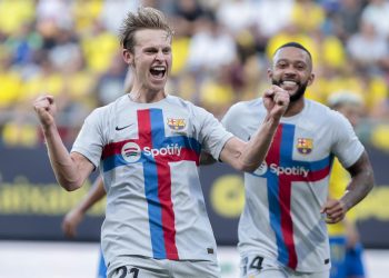 Barcelona goleó 0-4 al Cádiz y es líder provisional de LaLiga