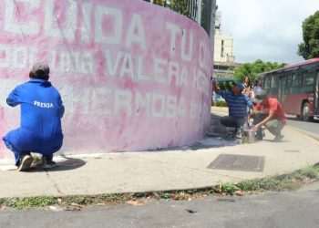 Alcaldía de Valera embellece diferentes espacios a través del arte muralista