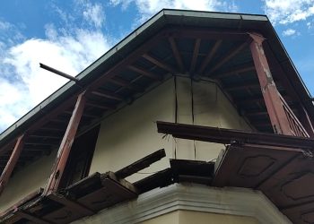 Colapsó parte de la pared lateral de la Casa Steinvorth, un patrimonio cultural del Táchira