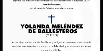 Obituario Yolanda Meléndez de Ballesteros