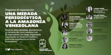 Convocan a programa de capacitación “Una mirada periodística a la Amazonía venezolana”