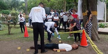 Valeranos disfrutaron la 1ra Expo Criminalística de Trujillo