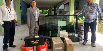 Nurr recibe donaciones de la Gobernación de Miranda para reactivar parque automotor