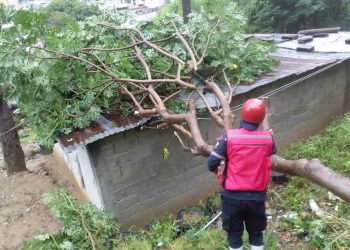 Fuertes precipitaciones dejan daños materiales en Trujillo