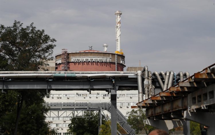 Foto de la planta nuclear ucraniana de Zaporiyia tomada el 1 de septiembre. EFE