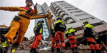 Las impactantes imágenes que dejó el terremoto de 6.8 que sacudió Taiwán