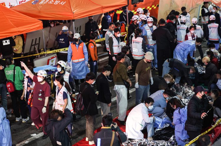 Al menos 151 muertos en una estampida en celebraciones de Halloween en Seúl. EFE