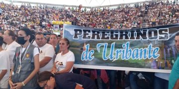 Desde diferentes municipios del Táchira llegaron los feligreses a celebrar los 100 años de la Diócesis de San Cristóbal