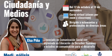 Medianálisis abre inscripciones para su curso virtual Ciudadanía y Medios