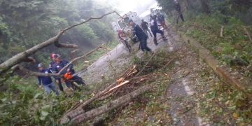 Fuertes precipitaciones ocasionan derrumbes en diferentes puntos del estado Trujillo