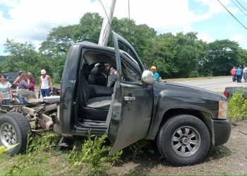 Dos lesionados en accidente de tránsito en el Eje Vial