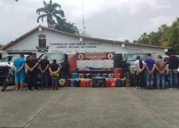 Tribunal sentenció a 5 años de cárcel a detenidos por contrabando de combustible en Candelaria