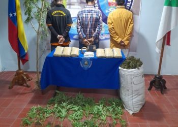 Policía Estadal detiene a tres hombres por tráfico de drogas en Boconó