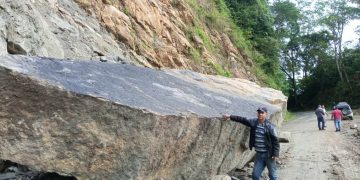 Cerrado paso en La Roca de Zea