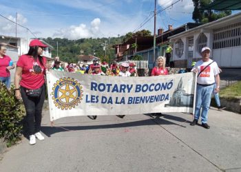Rotary Boconó celebró Día Internacional contra la polio con una caminata