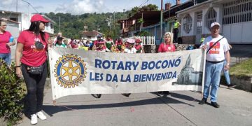 Rotary Boconó celebró Día Internacional contra la polio con una caminata