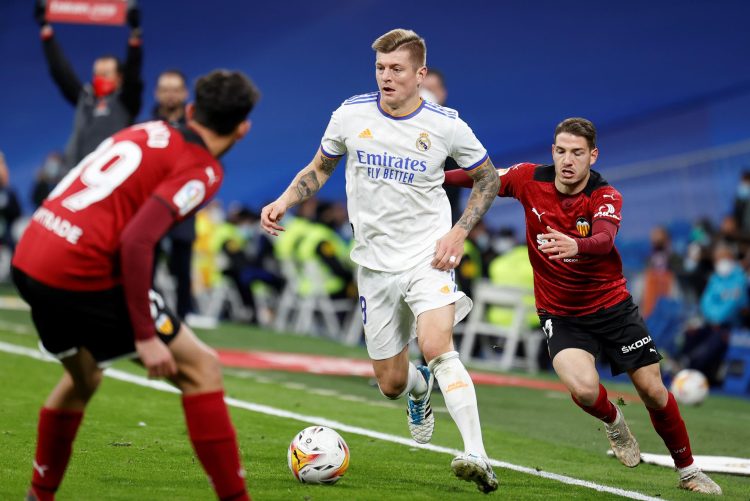 El centrocampista alemán del Real Madrid, Toni Kroos, en una foto de archivo. EFE / Chema Moya.