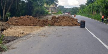 Nueva falla de borde en carretera Betijoque a Valera