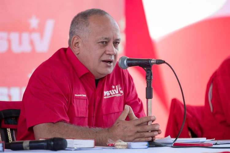 El primer vicepresidente del PSUV, Diosdado Cabello, en una fotografía de archivo. EFE/Rayner Peña R.