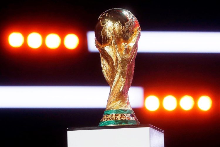 Vista del trofeo de la Copa del Mundo.EFE/ Sergei Chirikov