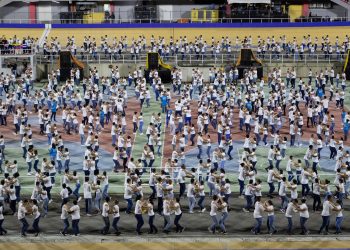 Venezuela busca el récord Guinness con la rueda de salsa casino más grande