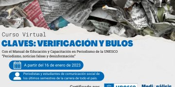 Medianálisis lanza curso «Claves: Verificación y Bulos»,  en alianza con la UNESCO
