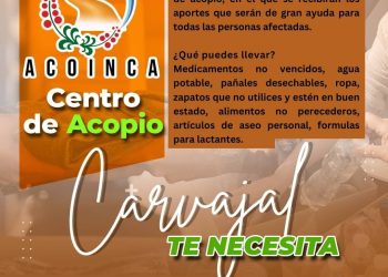 ACOINCA se une a los afectados por las lluvias y crea centro de acopio de donaciones