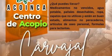 ACOINCA se une a los afectados por las lluvias y crea centro de acopio de donaciones