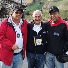 Iván Alirio Ramírez junto a "Guillo" Villamizar y Alfredo Castro