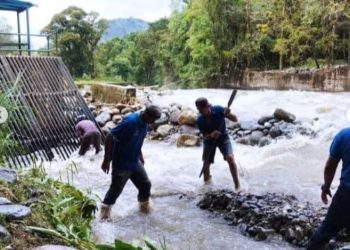 En Zea trabajan para reparar los daños causados por las lluvias de este fin de semana