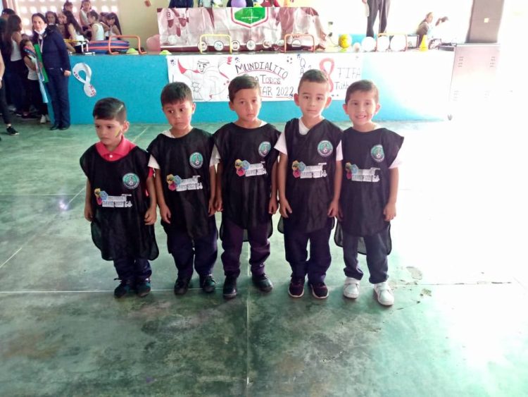 Así celebran el “Mundialito para todos” en la E.B. Dr. Carlos Barazarte de Boconó