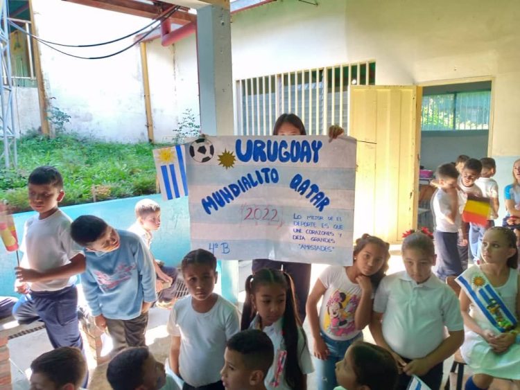 Así celebran el “Mundialito para todos” en la E.B. Dr. Carlos Barazarte de Boconó