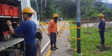 Por prevención cierran un canal de la vía principal en El Prado