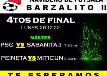 Inician los cuartos de final del Futsala Navideño en Boconó