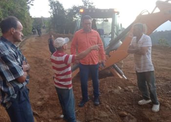 Alcalde de Boconó inspecciona trabajos en el acueducto mayor
