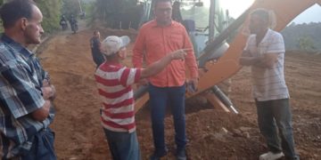 Alcalde de Boconó inspecciona trabajos en el acueducto mayor