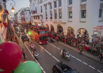Jugadores de la selección marroquí recibidos en Rabat como héroes del Mundial