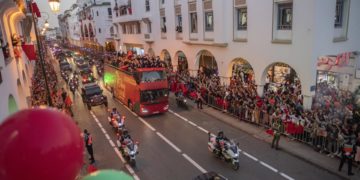 Jugadores de la selección marroquí recibidos en Rabat como héroes del Mundial