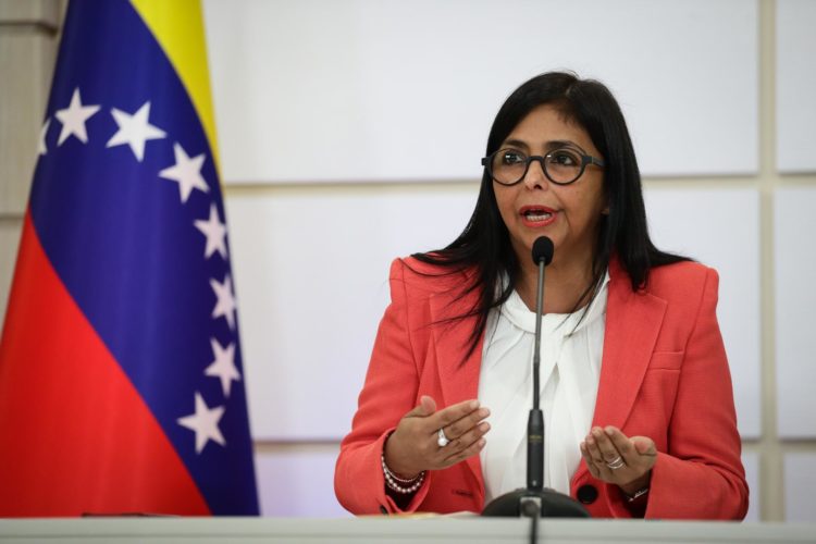 La vicepresidenta de Venezuela, Delcy Rodríguez, en una fotografía de archivo. EFE/Rayner Peña